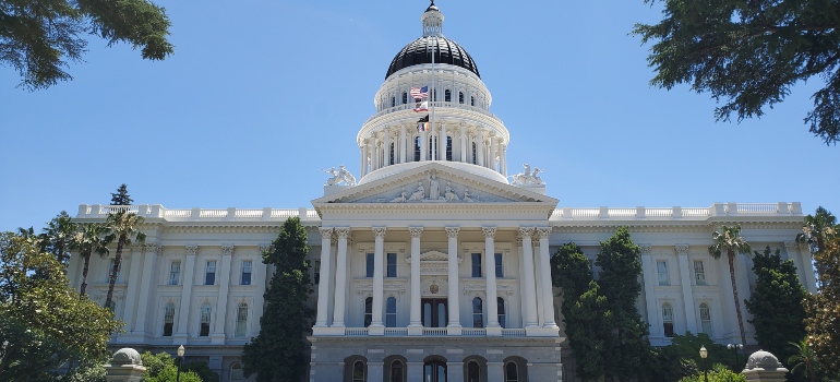 the California state capitol building