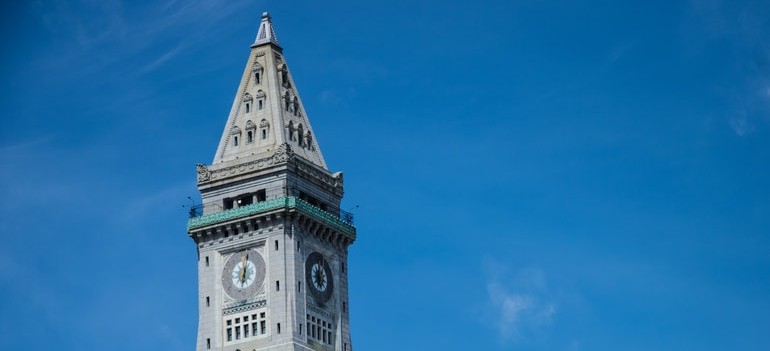 An old clocktower in Boston