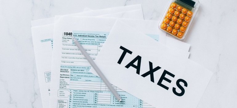 Documentation for taxes 