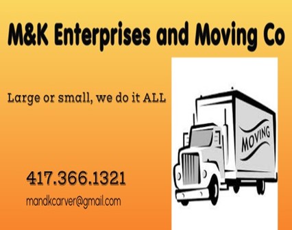 M&K Enterprises and Moving Company company logo