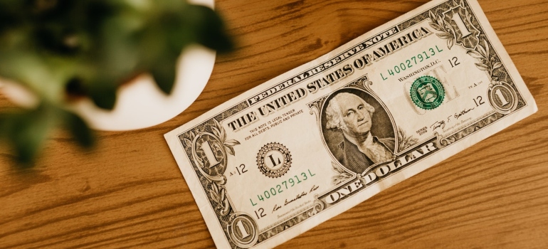Dollar bill you can use for moving in the spring