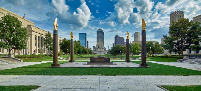 World War I memorial in Indianapolis. 
