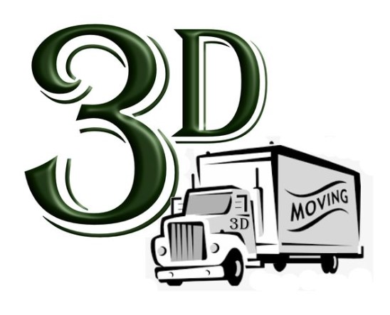 3D Moving company logo