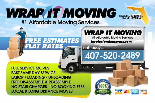 WRAP IT MOVING BEST ORLANDO MOVERS