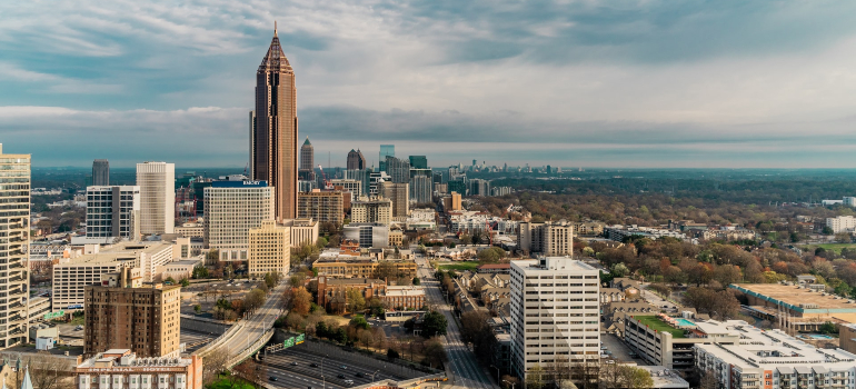 View of the buildings in Atlanta