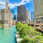 A Chicago river in Illinois