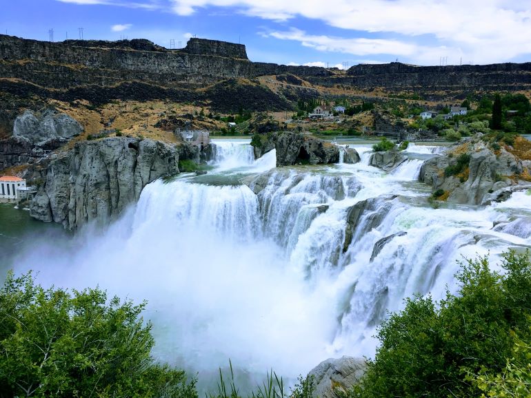 One of many waterfalls in Idaho
