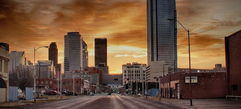 A view of Oklahoma City.