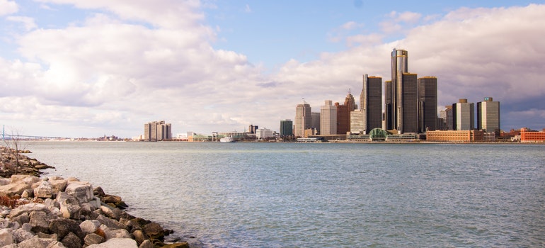 Detroit Skyline from across the river