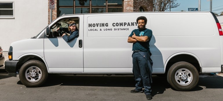 Movers with a van