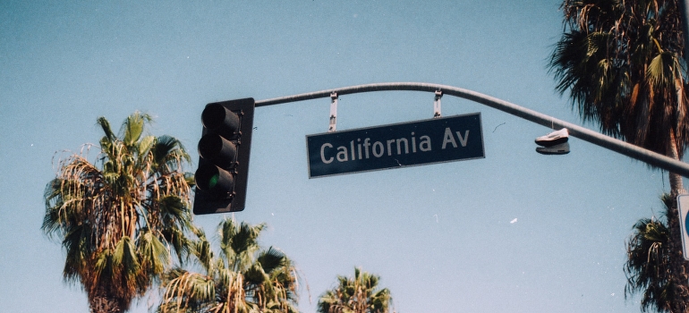 California street sign