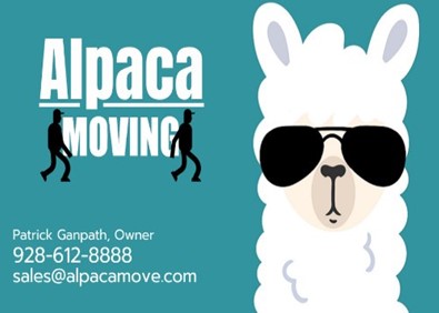 Alpaca Moving company logo