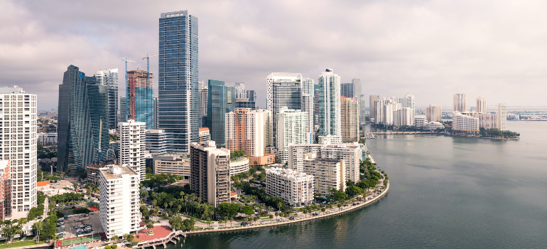 A photo of Miami's skyline.