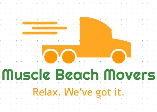 Muscle Beach Moving and Transport company logo