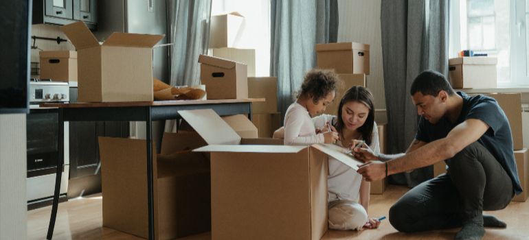 A couple with a child moving from Wisconsin to Virginia