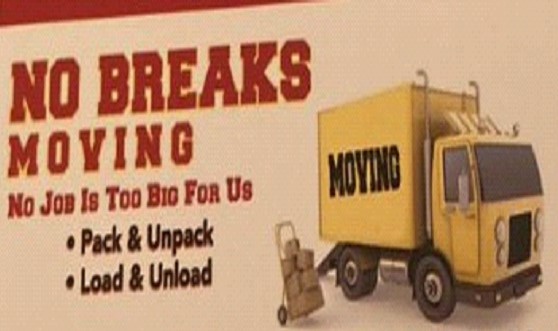 No Breaks Moving company logo