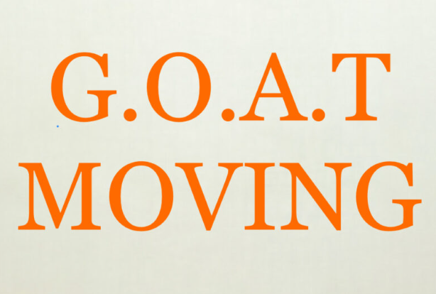 The Goat Moving company logo