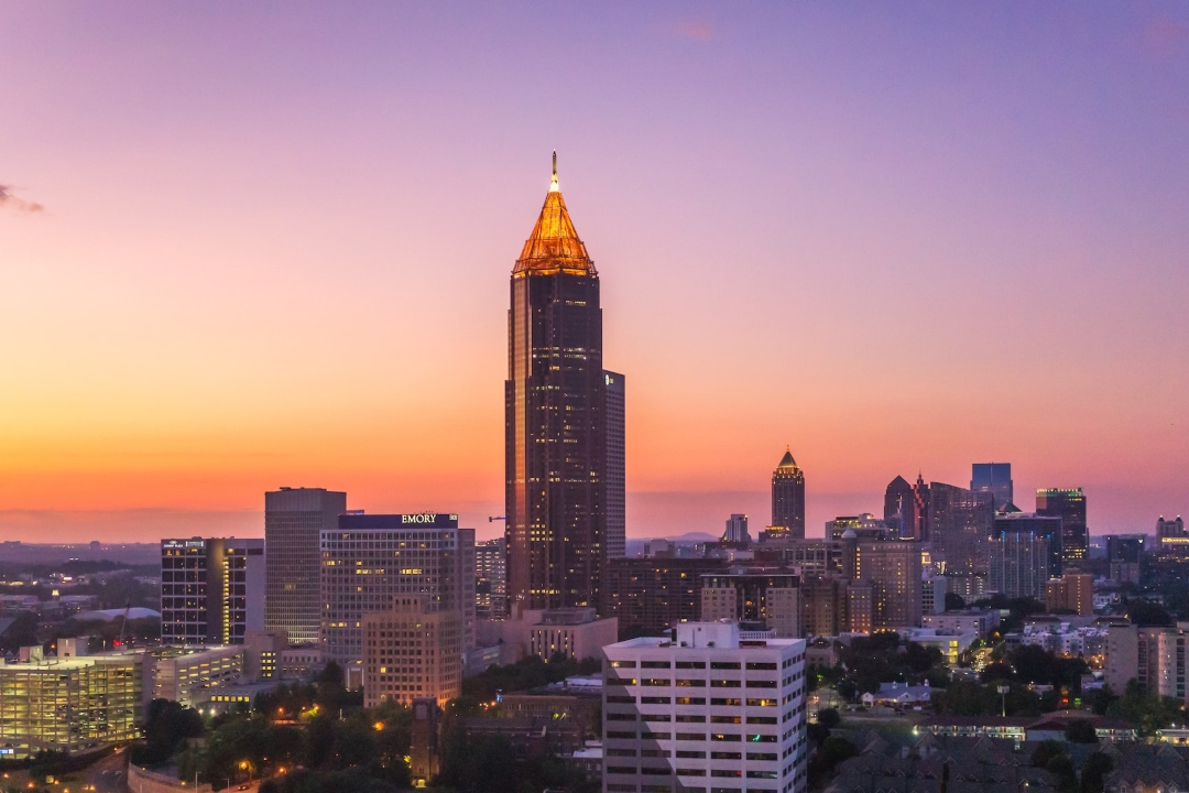 Aerial photo of Atlanta, GA