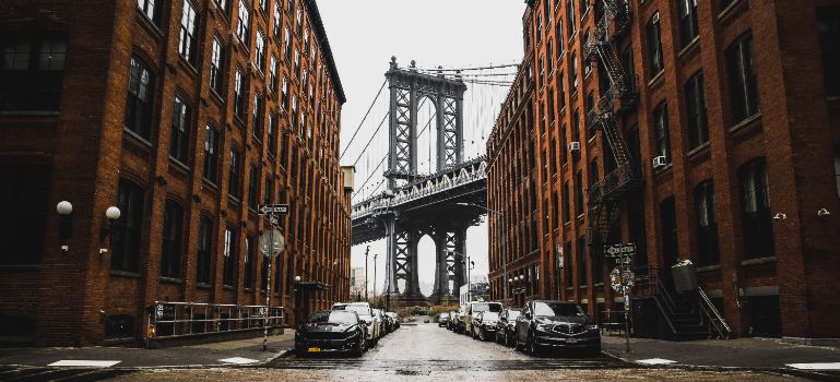 iconic bridge in New York City