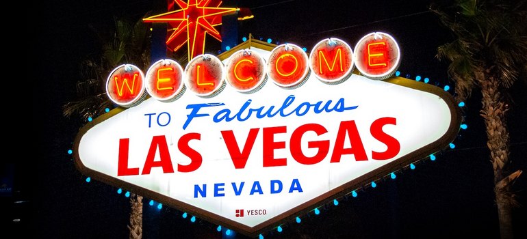 moving from maryland to nevada las vegas sign