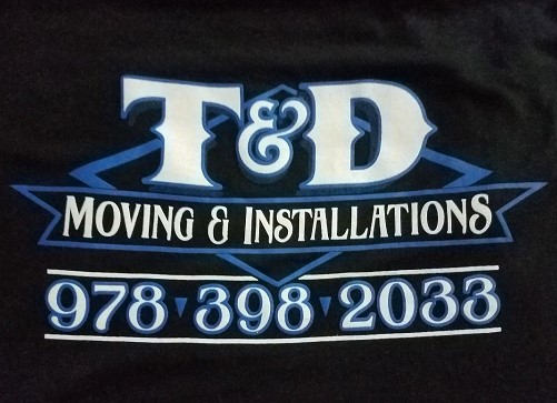 T&D Moving and Installation company logo