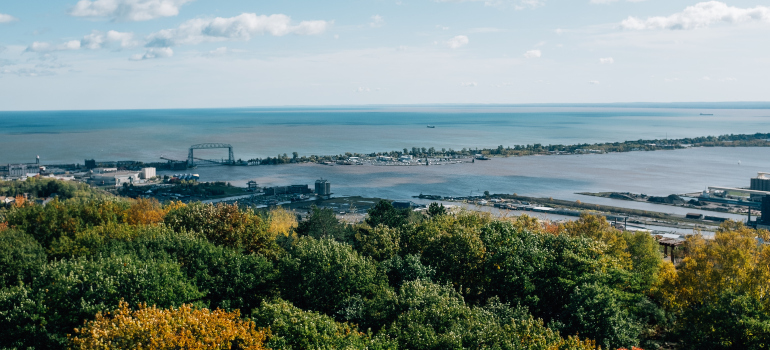 A lake in Duluth