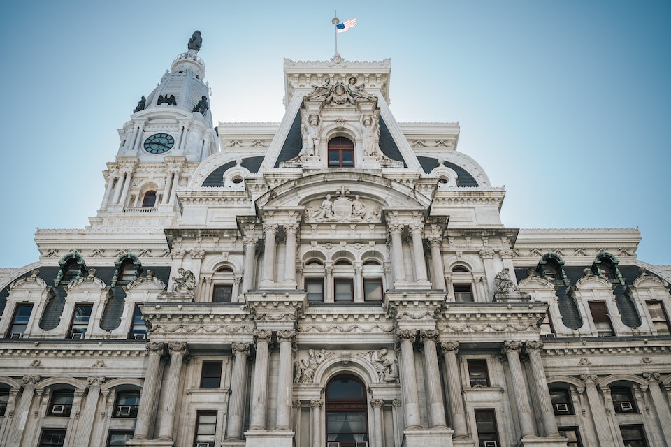 The City Hall in Philadelphia