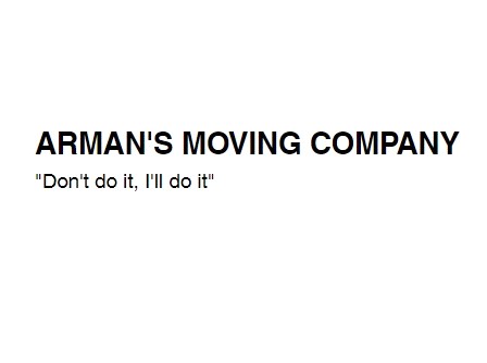 Arman's Moving Company company logo