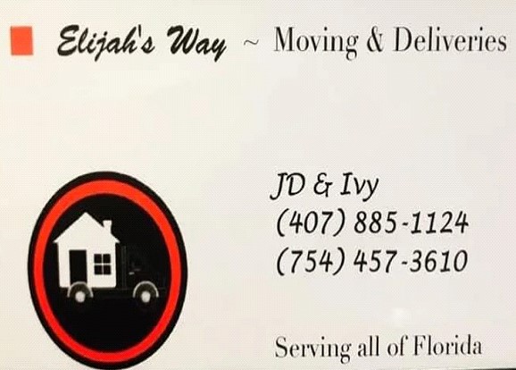 Elijah’s Way Moving & Deliveries