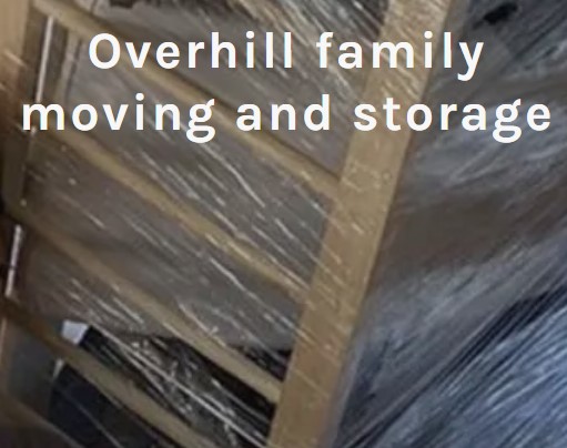 Overhill family moving and storage company logo