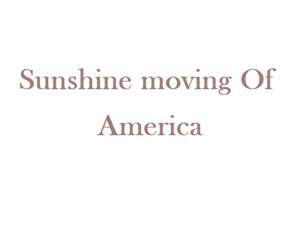 Sunshine moving Of America company logo