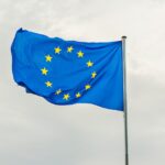 the flag of EU