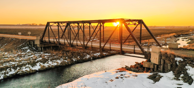 A bridge in Iowa