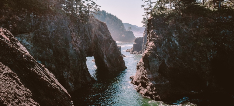 A cliff in Oregon