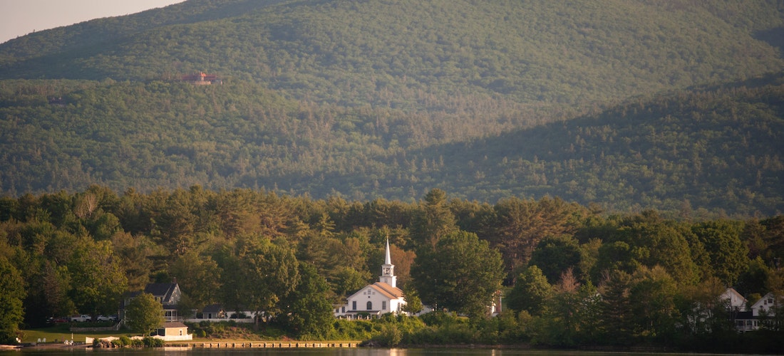 A church in the woods of NH