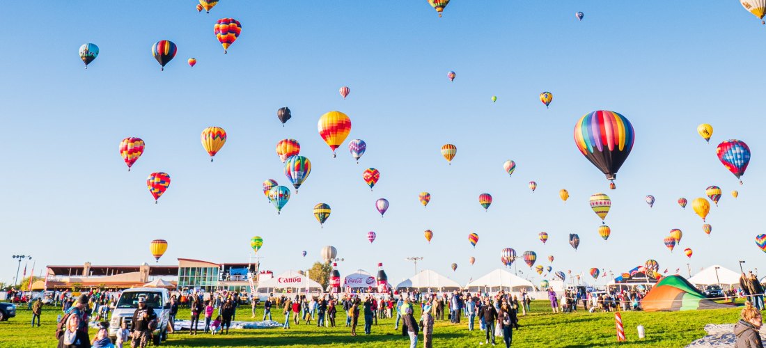 Balloon fiesta in Albuquerque