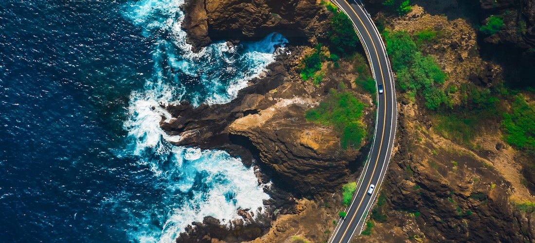 A road in Hawaii