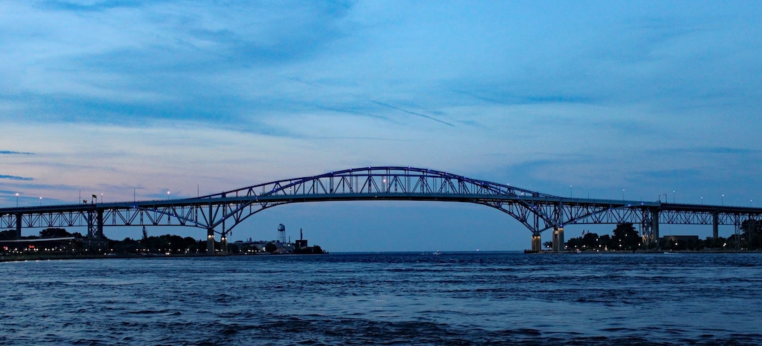 A bridge in Michigan