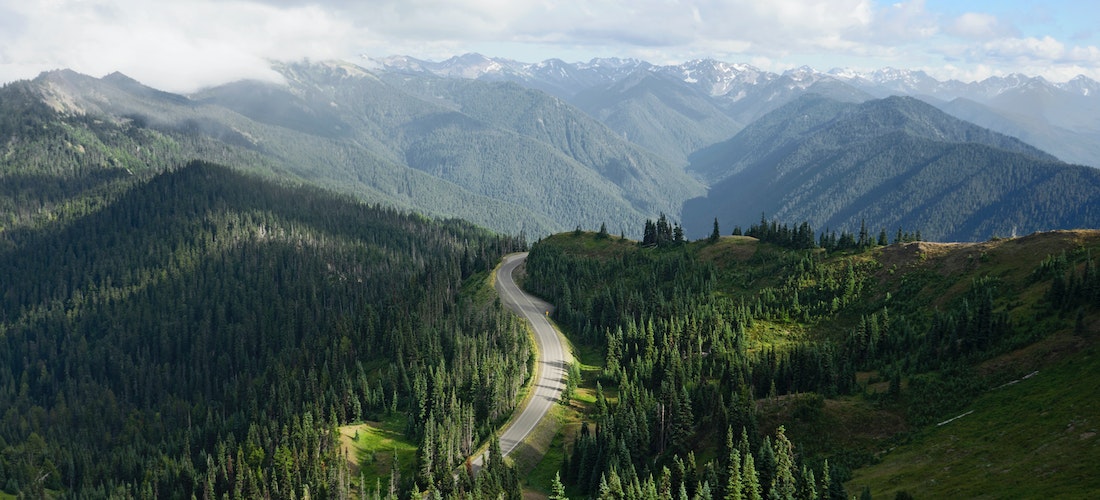 A road passing through Washington.