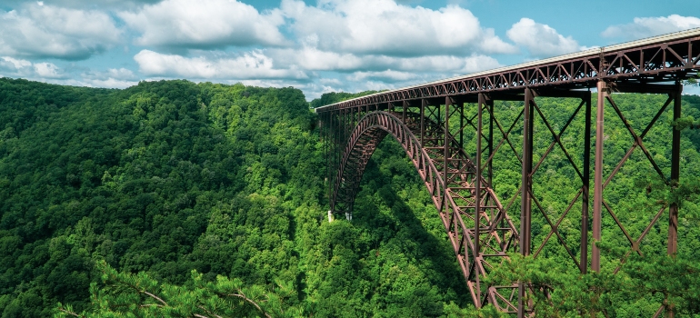 A bridge in West Virginia