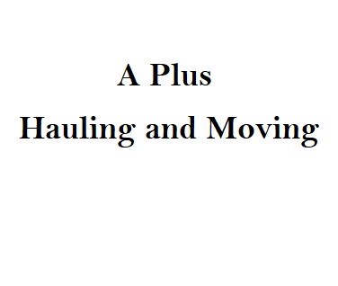 A Plus Hauling and Moving company logo