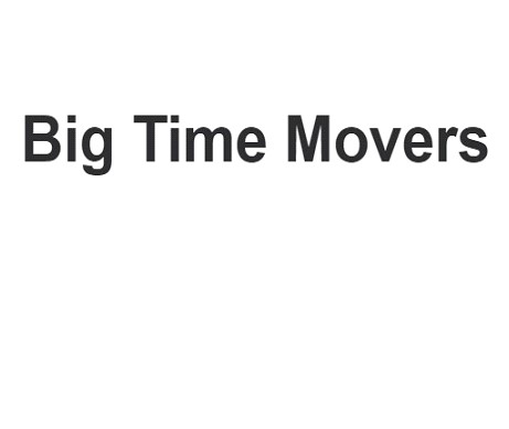 Big Time Movers company logo