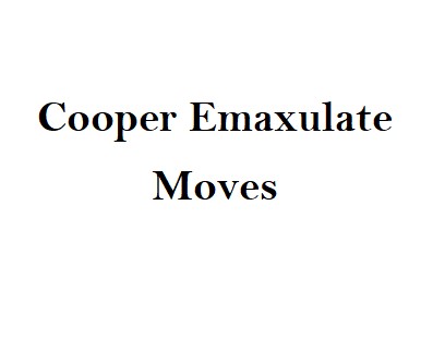 Cooper Emaxulate Moves