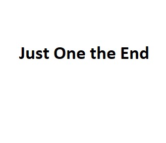 Just One the End company logo