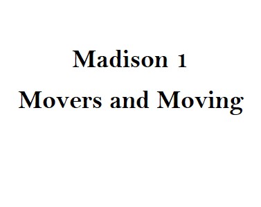 Madison 1 Movers and Moving company logo
