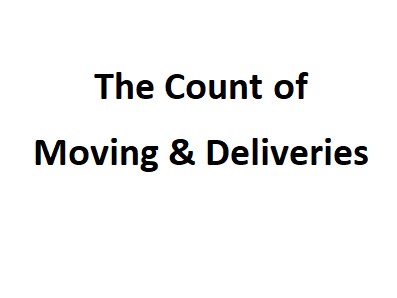 The Count of Moving & Deliveries