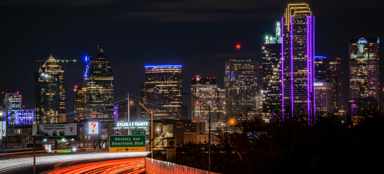 Dallas Skyline at night