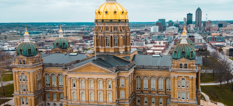 Buildings in Des Moines Iowa