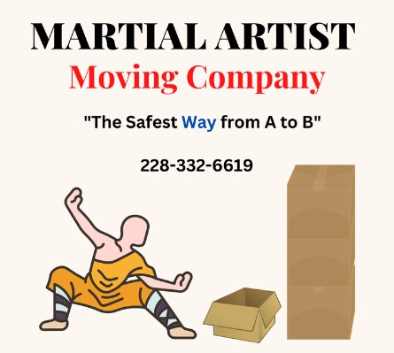 Martial Artist Moving