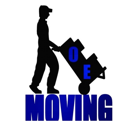 O.E Moving company logo